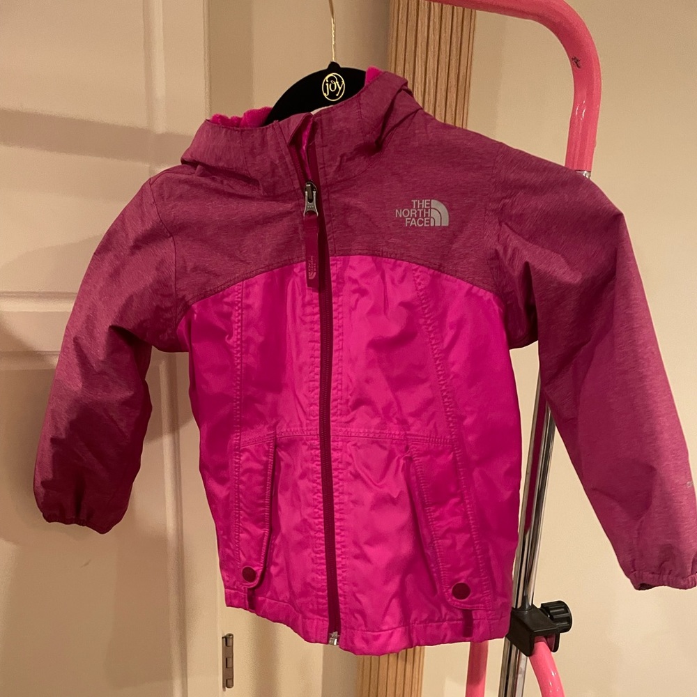 Kids North Face fleece lined winter Jacket